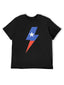 Star Lightning Bolt Minimalist Rock T-Shirt