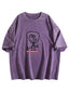 Radiohead Abstract Figure Graphic Washed T-Shirt