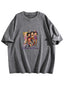 Boop World Washed Cartoon Graphic T-Shirt