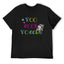 Too Cool to Care Dog Graphic Black T-Shirt