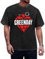 Vintage Washed Green Day Heart Grenade Graphic T-Shirt