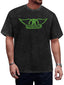 Aerosmith Green Wing Logo Graphic T-Shirt