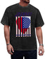 Journey Summer Stadium Tour 2024 American Flag Graphic T-Shirt