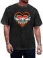 Aerosmith Colorful Heart Winged Logo Graphic T-Shirt