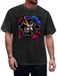 Vintage Washed KISS Rock and Roll Over Psychedelic Graphic T-Shirt