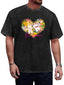 Sea of Flowers Cartoon Vintage Washed T-Shirt