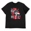 Silent but Deadly Wolf Graphic Black T-Shirt