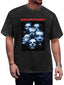 Vintage Washed Rammstein Blue Portrait Collage Graphic T-Shirt