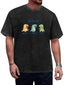 Cartoon Dinosaur Band Graphic Washed T-Shirt