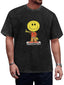 I Hate Your Band Smiley Graphic Washed T-Shirt