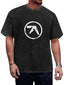 Abstract Circle Logo Graphic Washed T-Shirt