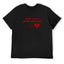 Heart on Beat Mind Offline Graphic White T-Shirt