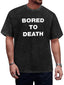 Blink-182 Bored to Death Text Graphic T-Shirt