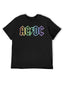 AC/DC Rainbow Logo Minimalist Rock T-Shirt