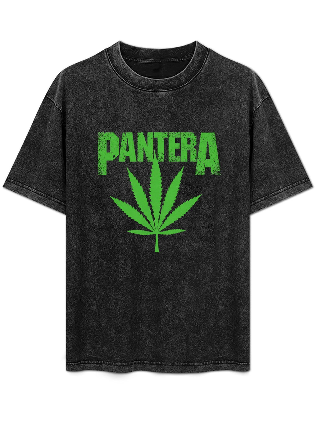 Pantera Green Leaf Graphic T-Shirt