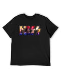 KISS Concert Stage Logo Vintage Rock T-Shirt