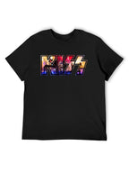 KISS Concert Stage Logo Vintage Rock T-Shirt