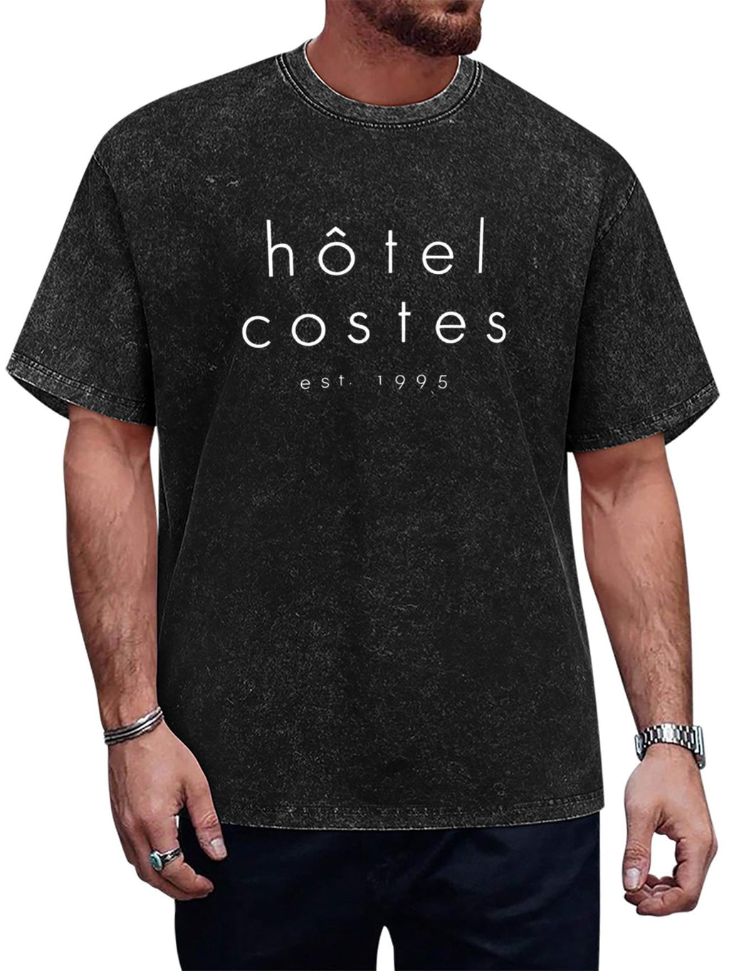 Hotel Costes Est. 1995 Graphic Washed T-Shirt