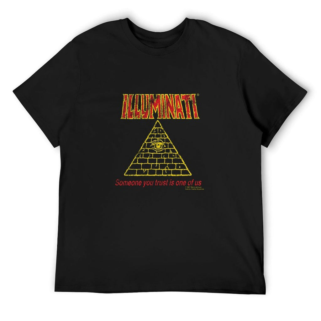 Illuminati Pyramid Eye Graphic T-Shirt