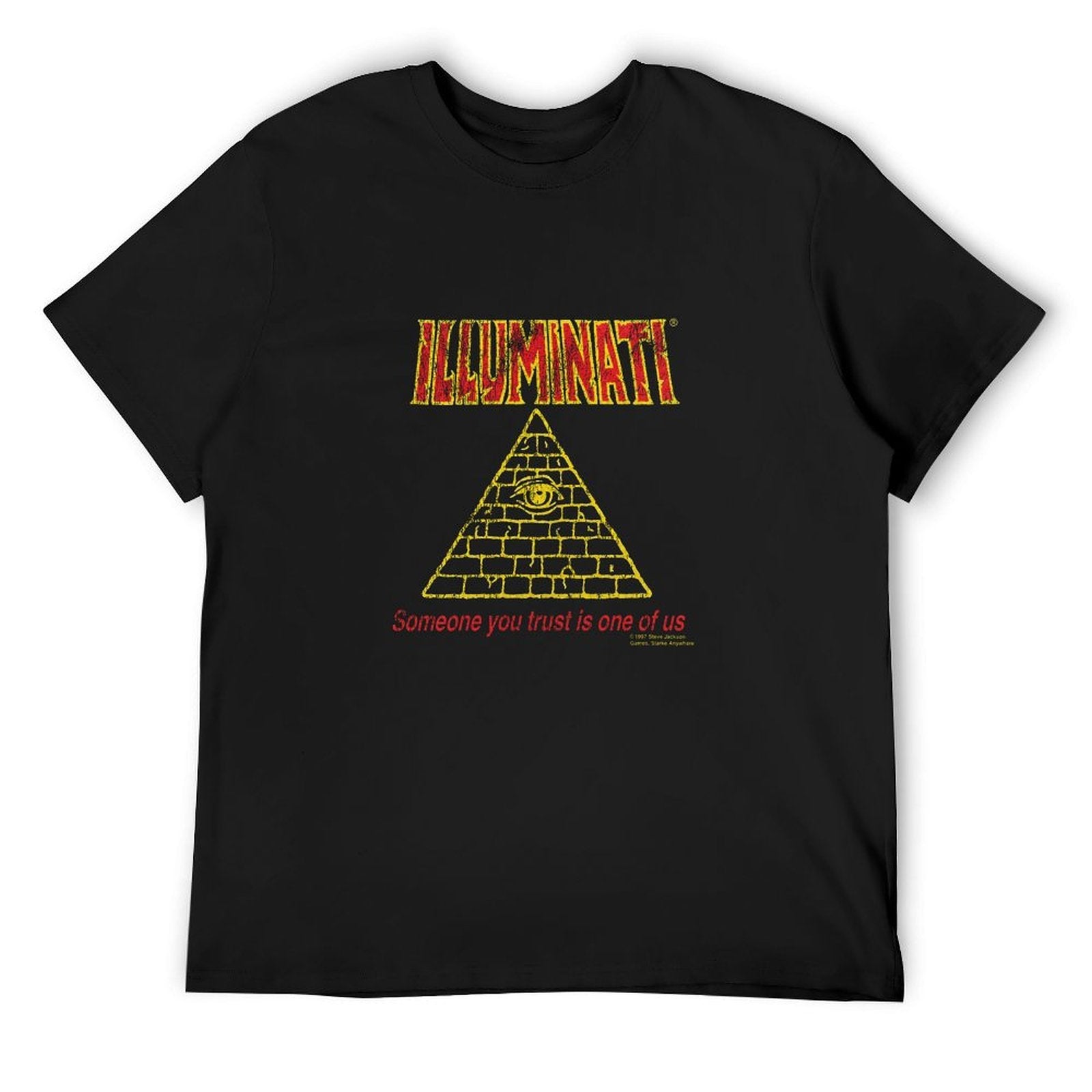 Illuminati Pyramid Eye Graphic T-Shirt