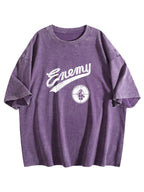 Enemy Target Logo Graphic Washed T-Shirt