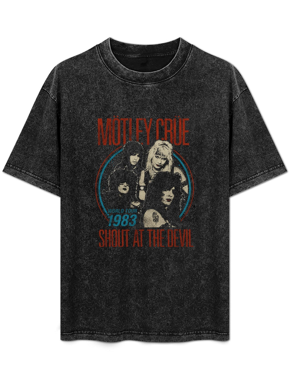 Mötley Crüe 1983 World Tour Graphic T-Shirt