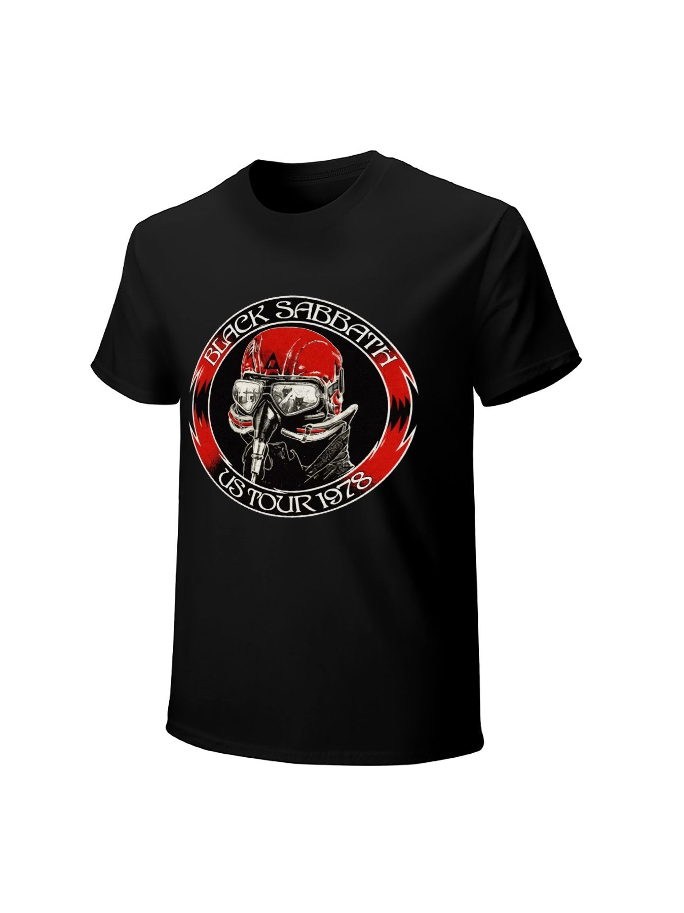 Black Sabbath US Tour 1978 Pilot Helmet T-Shirt