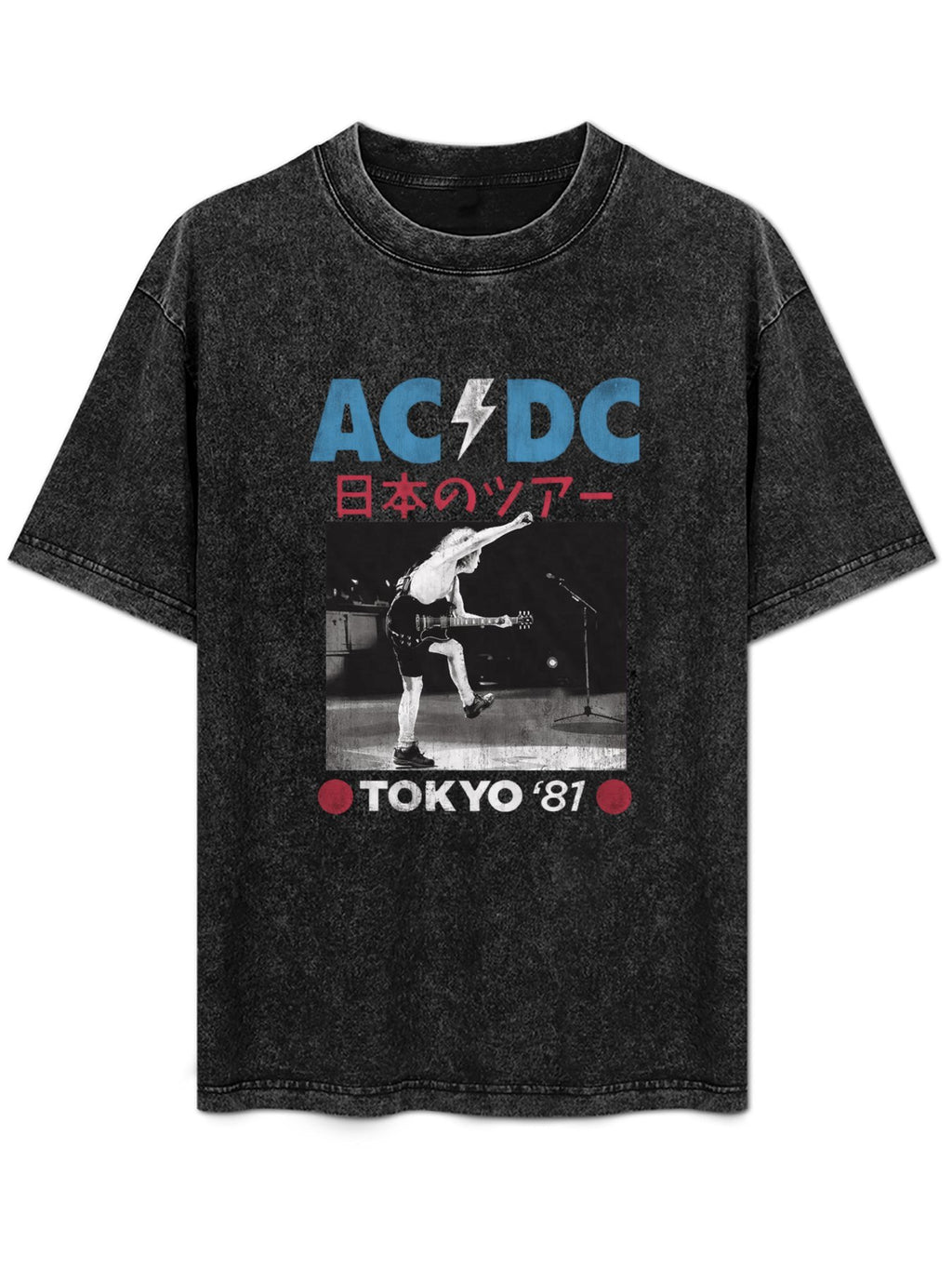Vintage AC/DC Japan Tour Tokyo '81 Graphic T-Shirt