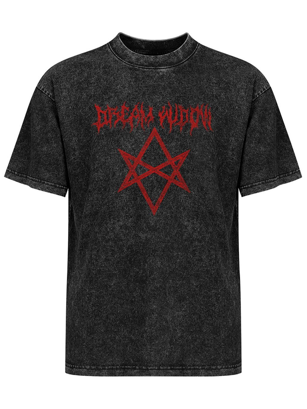 Dream Widow Red Occult Star Graphic T-Shirt