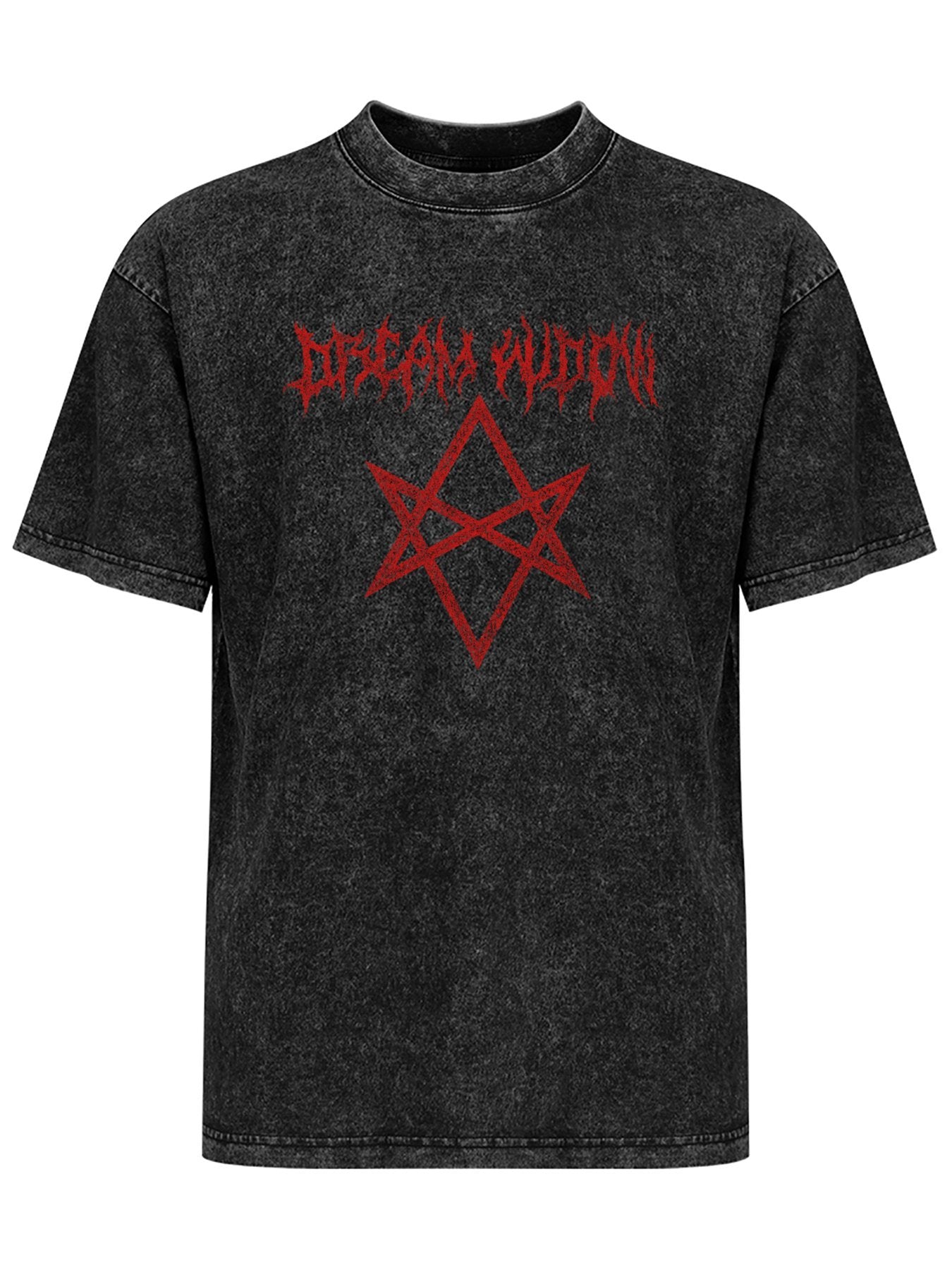 Dream Widow Red Occult Star Graphic T-Shirt