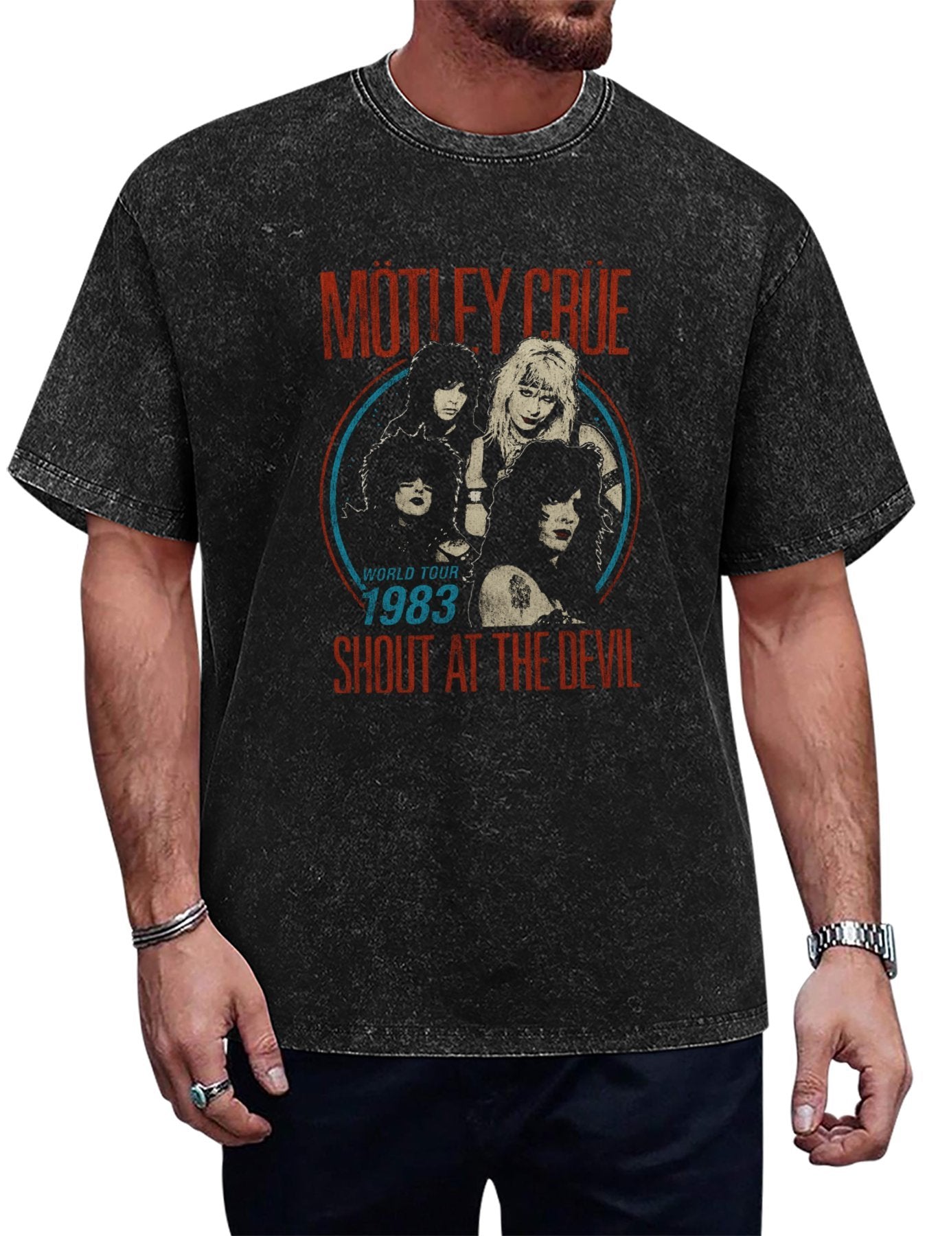 Mötley Crüe 1983 World Tour Graphic T-Shirt Main image