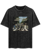 The Beatles Abbey Road Album Cover Graphic T-Shirt