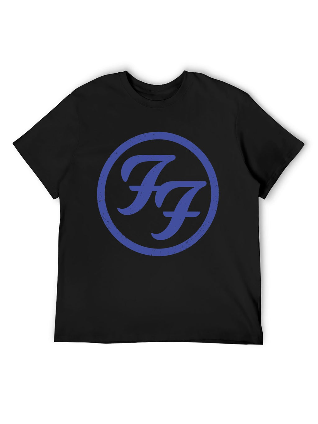 Foo Fighters Blue Circle Logo Graphic T-Shirt