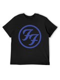 Foo Fighters Blue Circle Logo Graphic T-Shirt