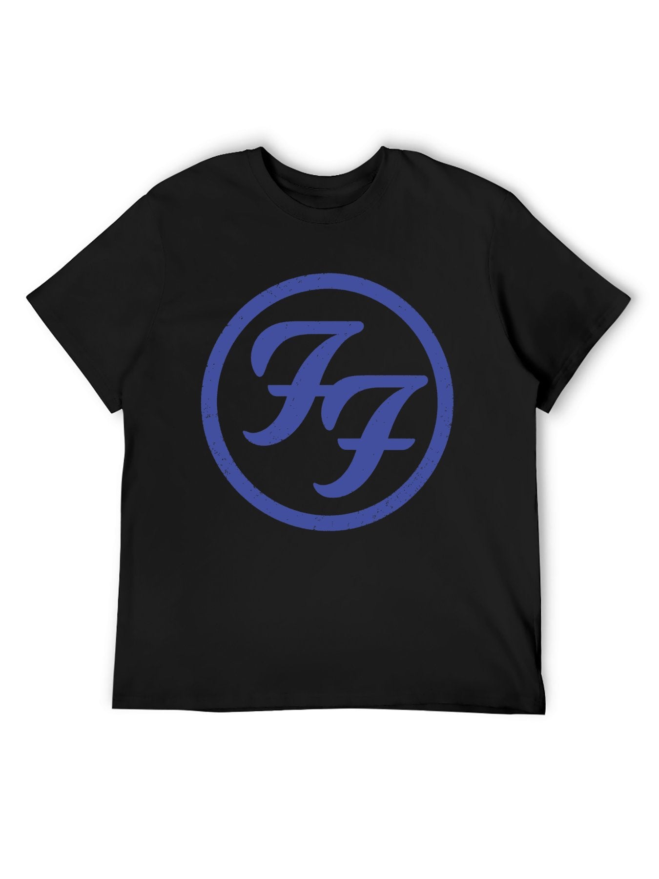 Foo Fighters Blue Circle Logo Graphic T-Shirt