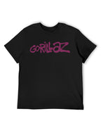 Gorillaz Purple Logo Graphic T-Shirt