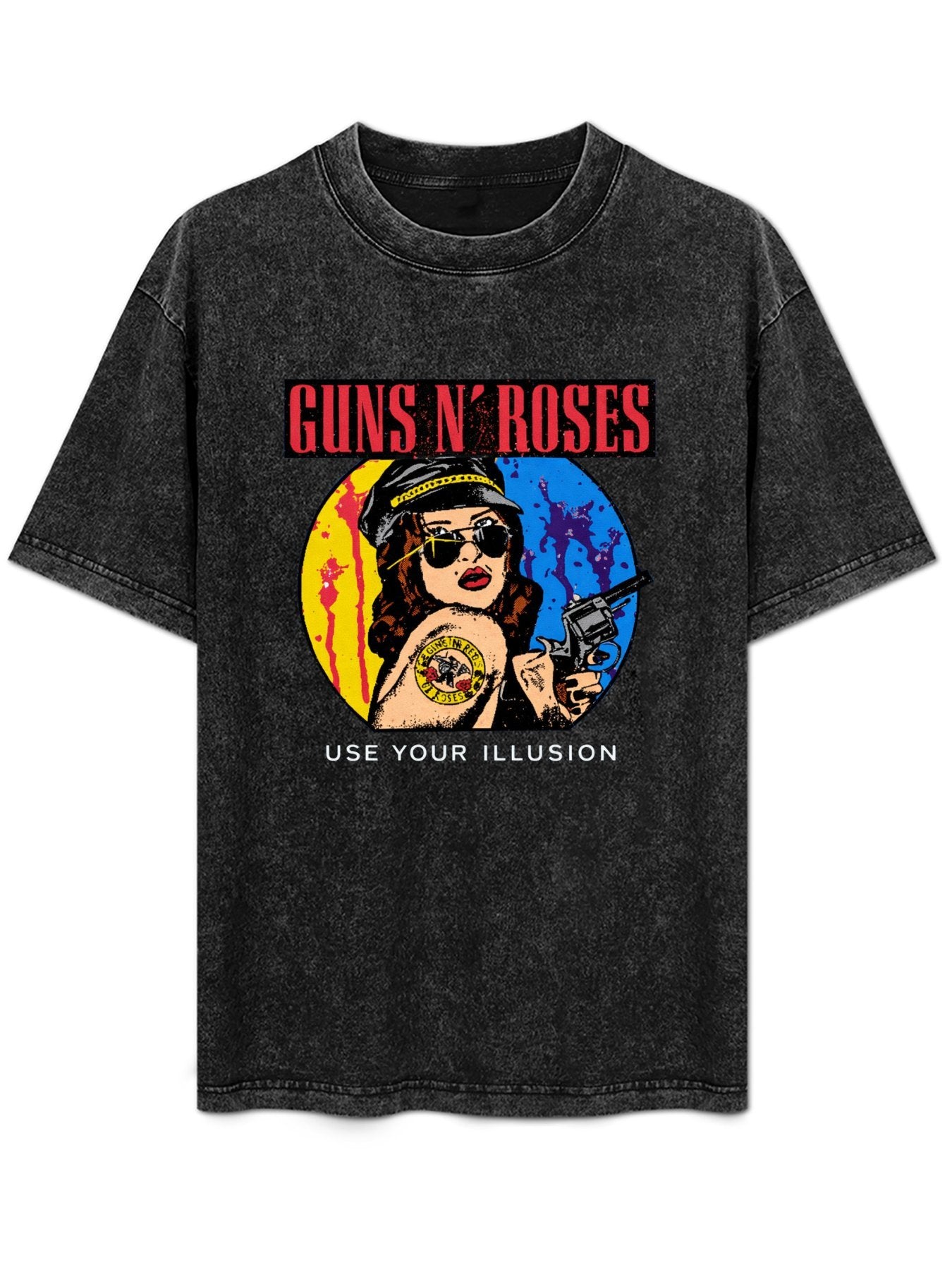 Guns N’ Roses Use Your Illusion Pin-Up Graphic T-Shirt
