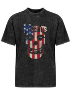 Misfits American Flag Fiend Skull Graphic T-Shirt