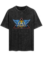 Aerosmith Blue Wings Triangle Logo Graphic T-Shirt