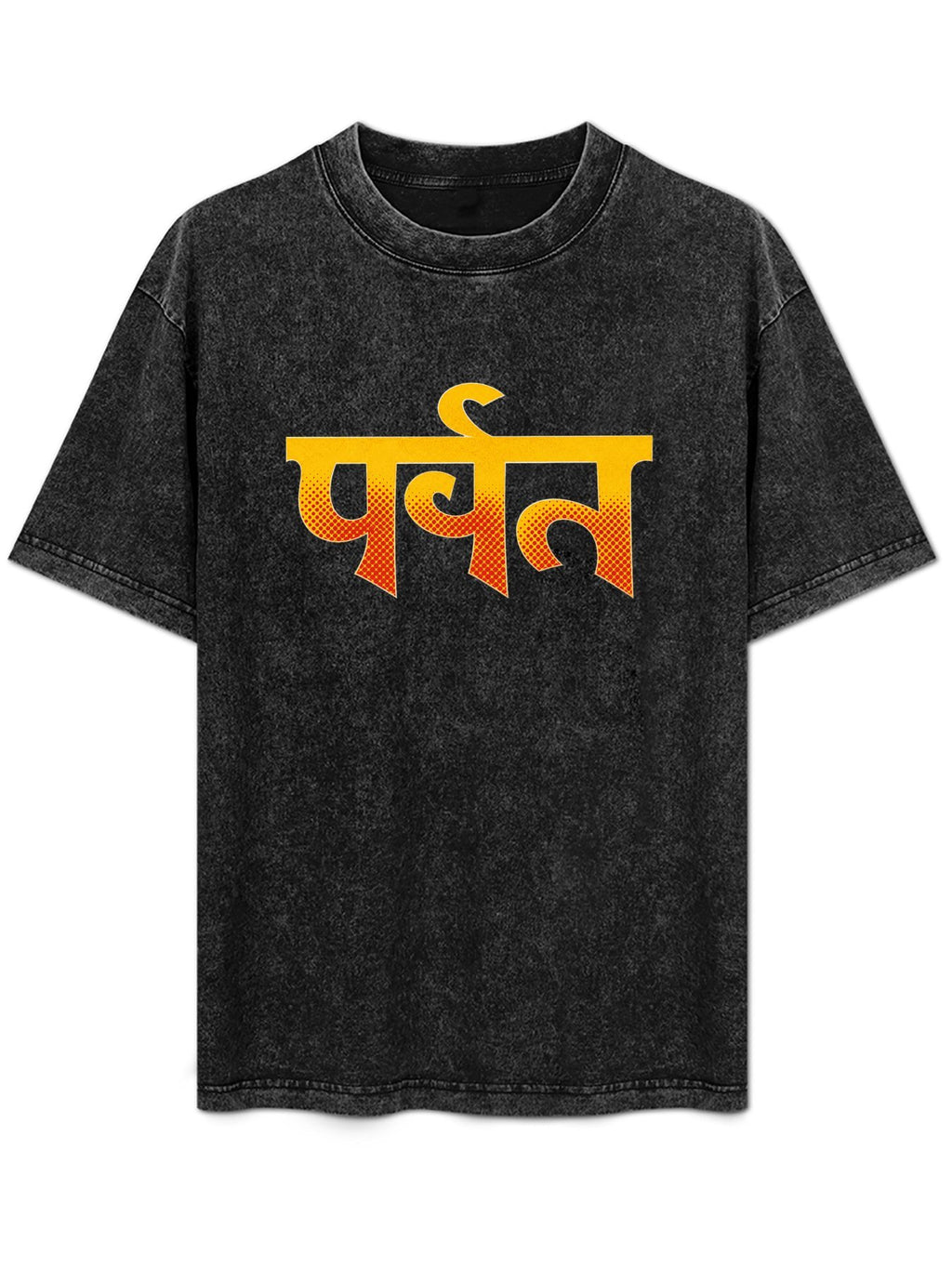 Parvat Devanagari Typography Graphic T-Shirt