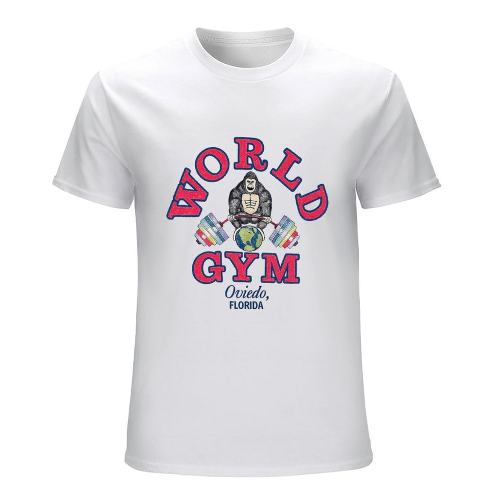 World Gym Weightlifting Graphic White T-Shirt