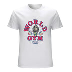 World Gym Weightlifting Graphic White T-Shirt