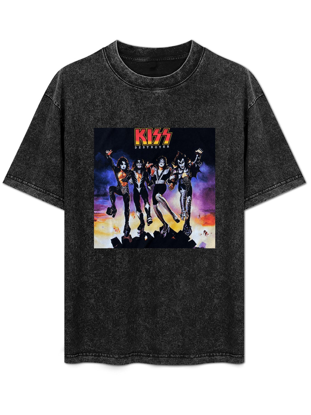 KISS Destroyer Album Cover Graphic T-Shirt