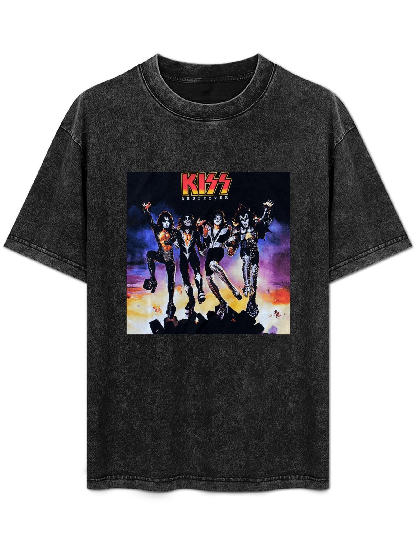 KISS Destroyer Album Cover Graphic T-Shirt