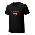 Shrimp Happens Graphic Black T-Shirt