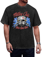 Mötley Crüe Girls Girls Girls Skull Graphic T-Shirt