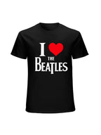 The Beatles “I Love” Heart Logo Graphic T-Shirt
