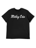 Mötley Crüe Minimal Script Logo Graphic T-Shirt