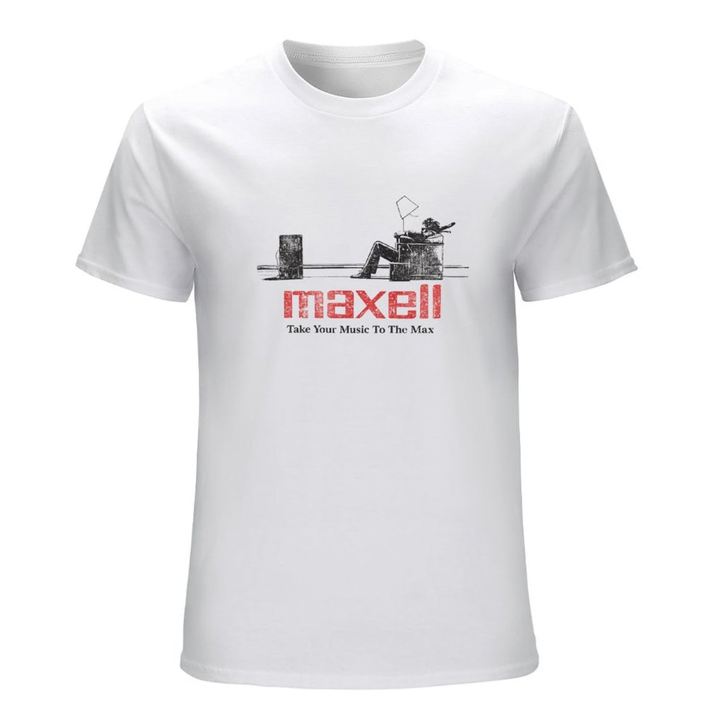 Maxell Take Your Music to the Max Graphic White T-Shirt
