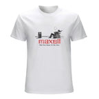 Maxell Take Your Music to the Max Graphic White T-Shirt